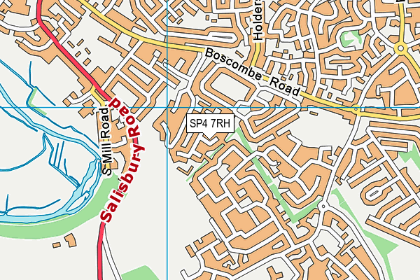 SP4 7RH map - OS VectorMap District (Ordnance Survey)