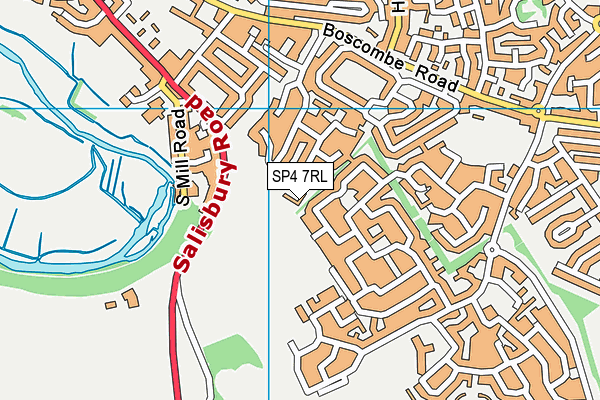 SP4 7RL map - OS VectorMap District (Ordnance Survey)