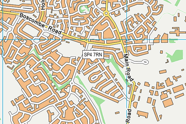 SP4 7RN map - OS VectorMap District (Ordnance Survey)