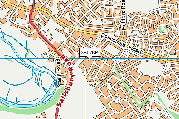 SP4 7RP map - OS VectorMap District (Ordnance Survey)