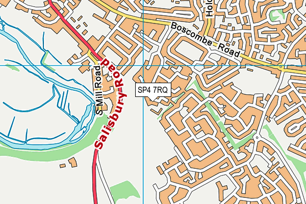 SP4 7RQ map - OS VectorMap District (Ordnance Survey)