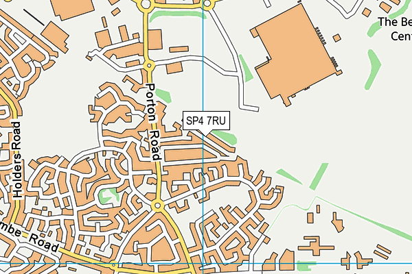SP4 7RU map - OS VectorMap District (Ordnance Survey)
