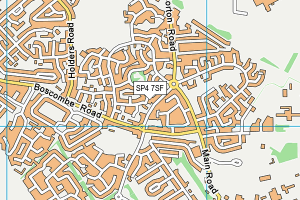 SP4 7SF map - OS VectorMap District (Ordnance Survey)