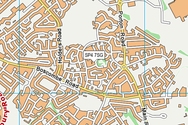 SP4 7SG map - OS VectorMap District (Ordnance Survey)