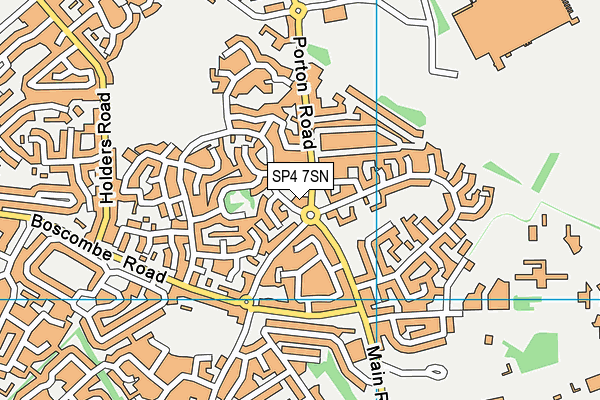 SP4 7SN map - OS VectorMap District (Ordnance Survey)