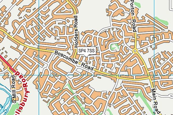 SP4 7SS map - OS VectorMap District (Ordnance Survey)