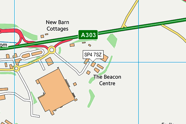 SP4 7SZ map - OS VectorMap District (Ordnance Survey)