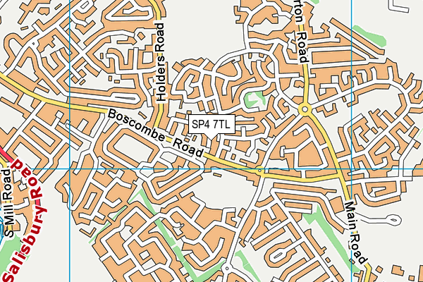 SP4 7TL map - OS VectorMap District (Ordnance Survey)