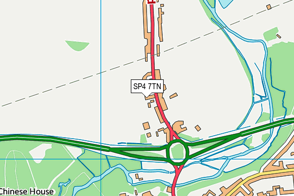 SP4 7TN map - OS VectorMap District (Ordnance Survey)