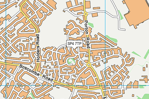 SP4 7TP map - OS VectorMap District (Ordnance Survey)