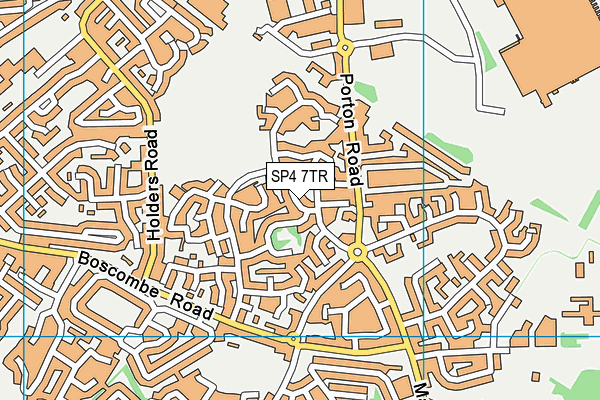 SP4 7TR map - OS VectorMap District (Ordnance Survey)