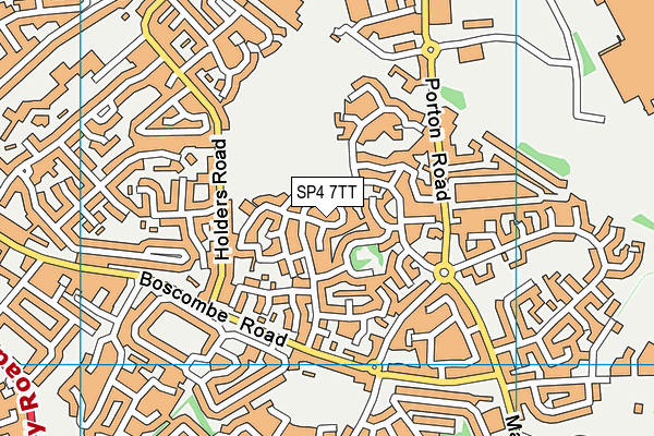 SP4 7TT map - OS VectorMap District (Ordnance Survey)