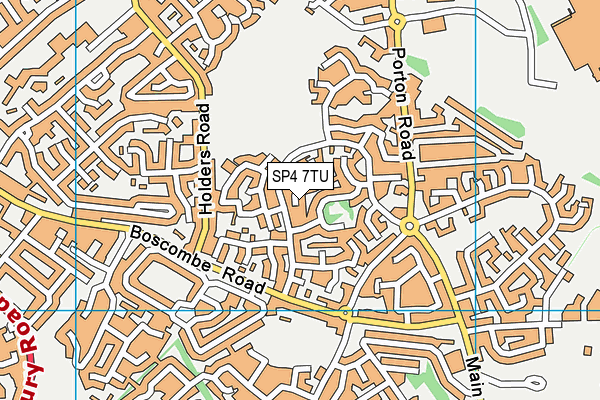 SP4 7TU map - OS VectorMap District (Ordnance Survey)
