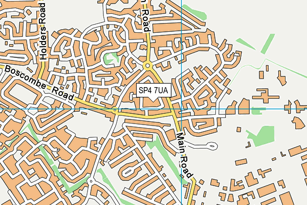SP4 7UA map - OS VectorMap District (Ordnance Survey)