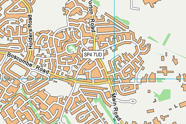 SP4 7UD map - OS VectorMap District (Ordnance Survey)
