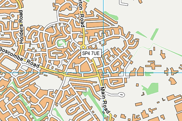 SP4 7UE map - OS VectorMap District (Ordnance Survey)