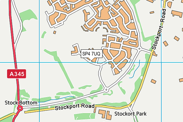 SP4 7UQ map - OS VectorMap District (Ordnance Survey)