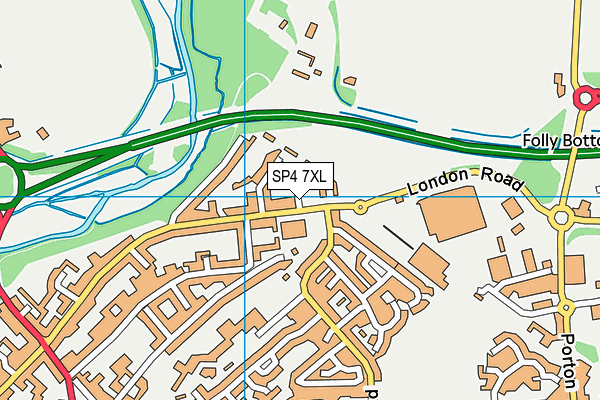 SP4 7XL map - OS VectorMap District (Ordnance Survey)