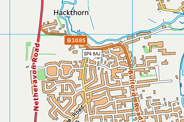 SP4 8AJ map - OS VectorMap District (Ordnance Survey)