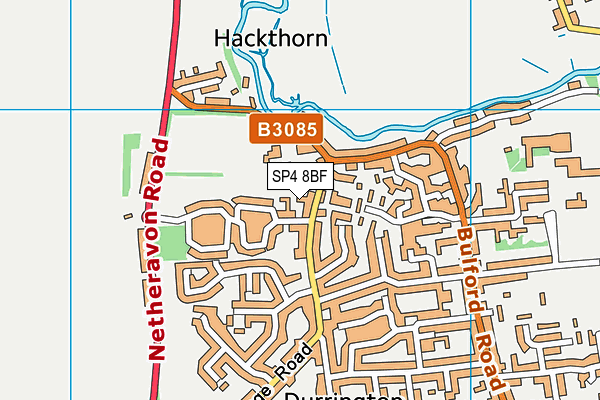 SP4 8BF map - OS VectorMap District (Ordnance Survey)
