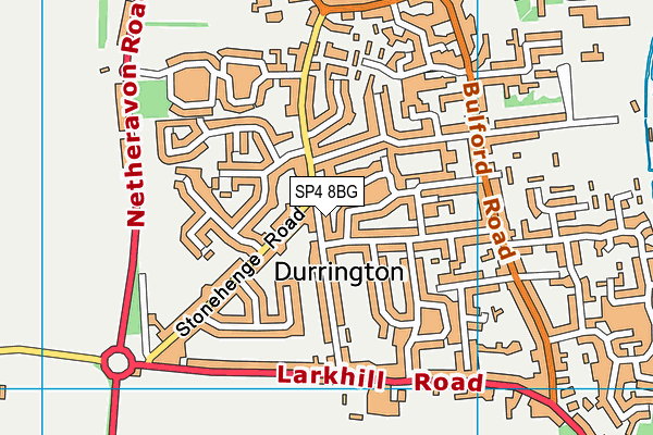 SP4 8BG map - OS VectorMap District (Ordnance Survey)