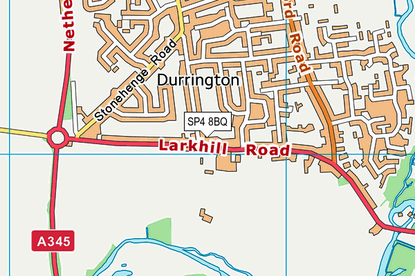 SP4 8BQ map - OS VectorMap District (Ordnance Survey)