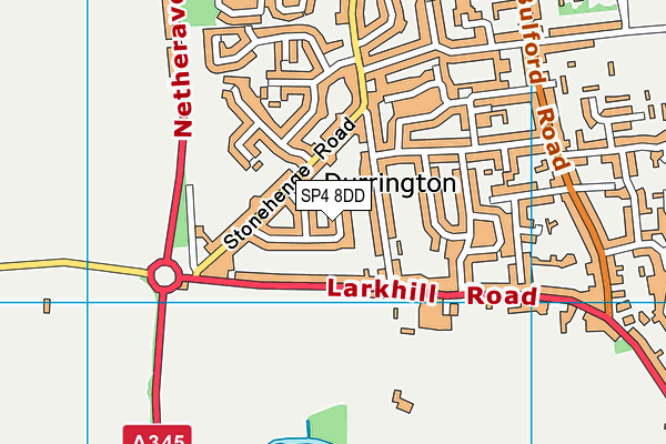 SP4 8DD map - OS VectorMap District (Ordnance Survey)