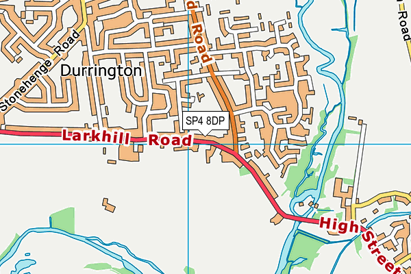 SP4 8DP map - OS VectorMap District (Ordnance Survey)