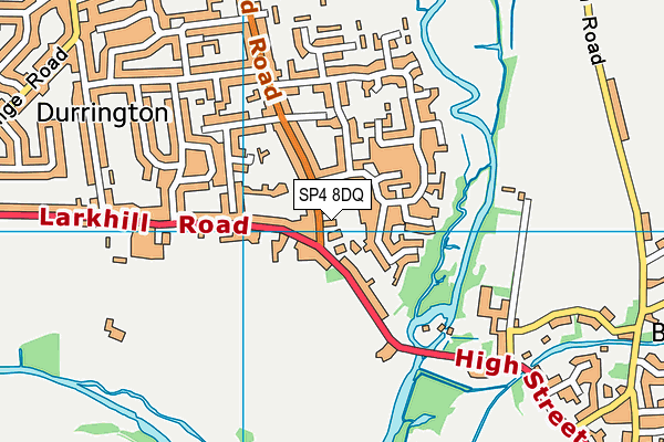 SP4 8DQ map - OS VectorMap District (Ordnance Survey)