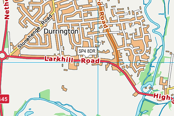 SP4 8DR map - OS VectorMap District (Ordnance Survey)