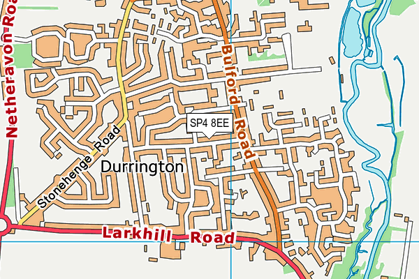 SP4 8EE map - OS VectorMap District (Ordnance Survey)