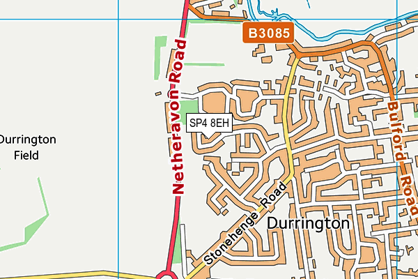 SP4 8EH map - OS VectorMap District (Ordnance Survey)