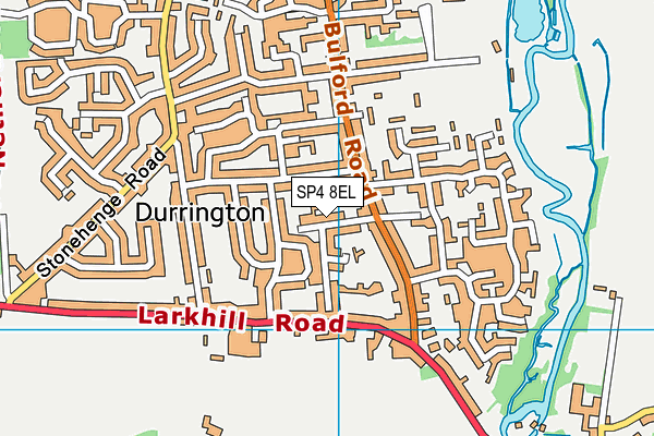 SP4 8EL map - OS VectorMap District (Ordnance Survey)