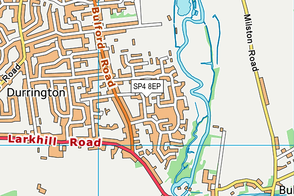 SP4 8EP map - OS VectorMap District (Ordnance Survey)