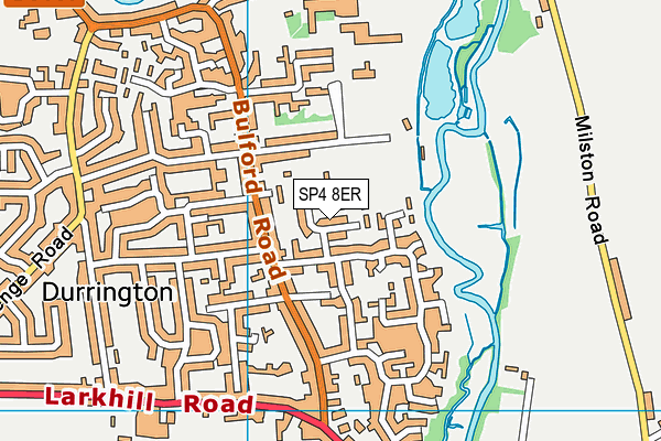 SP4 8ER map - OS VectorMap District (Ordnance Survey)
