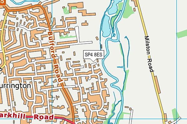 SP4 8ES map - OS VectorMap District (Ordnance Survey)