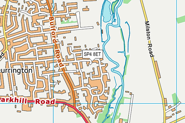 SP4 8ET map - OS VectorMap District (Ordnance Survey)