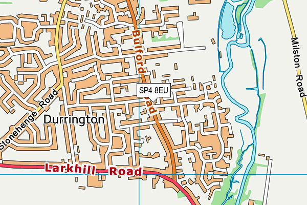SP4 8EU map - OS VectorMap District (Ordnance Survey)