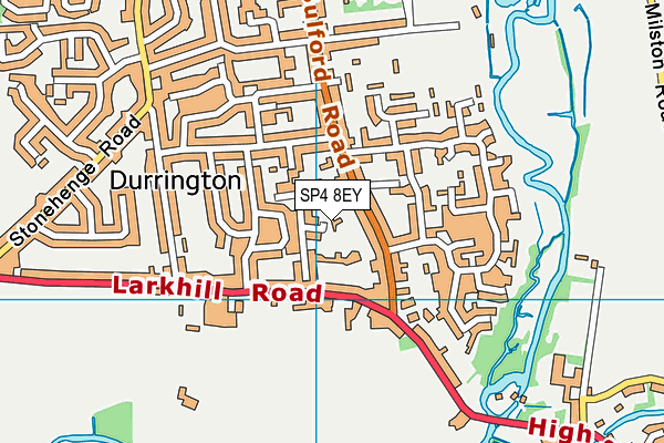 SP4 8EY map - OS VectorMap District (Ordnance Survey)