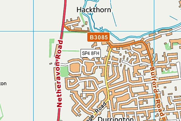 SP4 8FH map - OS VectorMap District (Ordnance Survey)