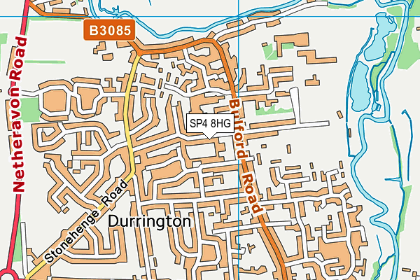 SP4 8HG map - OS VectorMap District (Ordnance Survey)