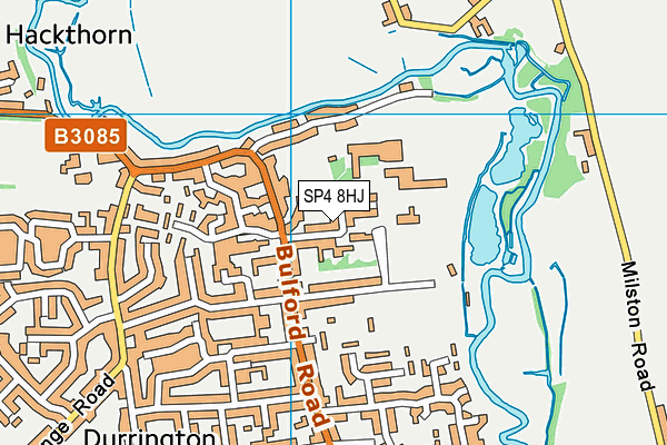 SP4 8HJ map - OS VectorMap District (Ordnance Survey)