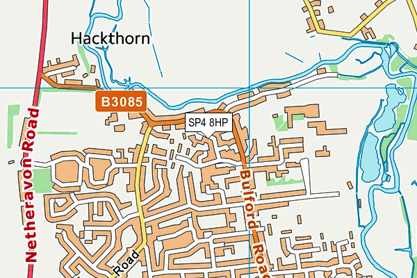 SP4 8HP map - OS VectorMap District (Ordnance Survey)