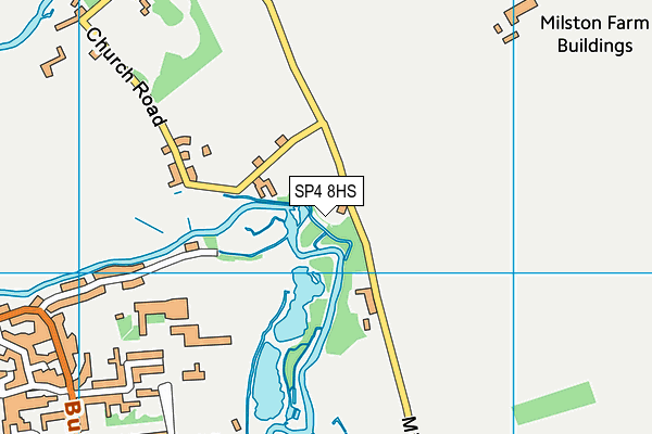 SP4 8HS map - OS VectorMap District (Ordnance Survey)