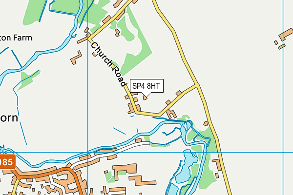 SP4 8HT map - OS VectorMap District (Ordnance Survey)