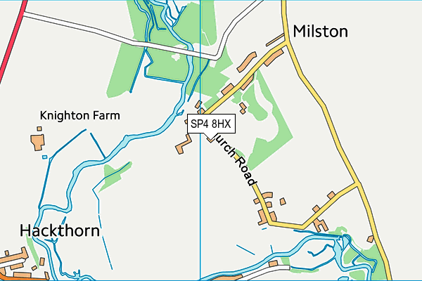 SP4 8HX map - OS VectorMap District (Ordnance Survey)