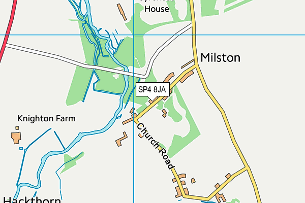 SP4 8JA map - OS VectorMap District (Ordnance Survey)