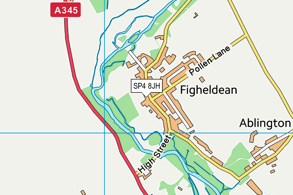 SP4 8JH map - OS VectorMap District (Ordnance Survey)