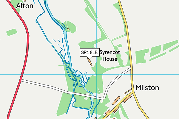 SP4 8LB map - OS VectorMap District (Ordnance Survey)