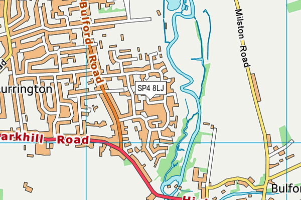 SP4 8LJ map - OS VectorMap District (Ordnance Survey)